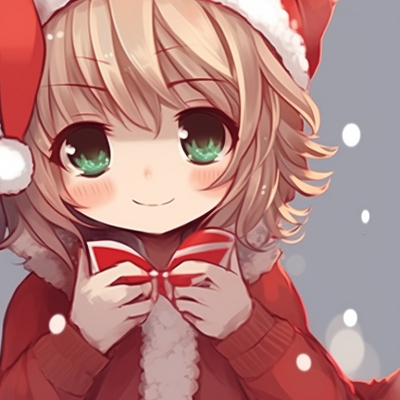 Image For Post | Two characters in striped outfits, candy cane-inspired design and soft blushes. cute christmas matching pfp designs pfp for discord. - [christmas matching pfp, aesthetic matching pfp ideas](https://hero.page/pfp/christmas-matching-pfp-aesthetic-matching-pfp-ideas)