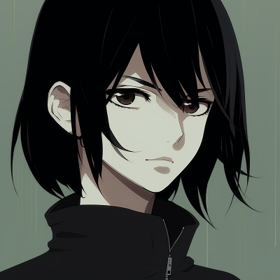 Image For Post | Heroic character with ebony hair, bold outlines, and a predominantly dark color scheme. black pfp anime characters pfp for discord. - [Black PFP Anime Collections](https://hero.page/pfp/black-pfp-anime-collections)