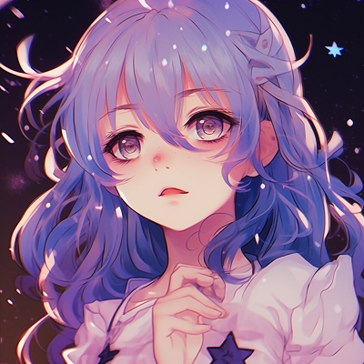 Image For Post | Anime profile picture of a girl gazing at stardust, attention to eye detail, vibrant colors. lovely girls in aesthetic anime pfp pfp for discord. - [Aesthetic Anime Pfp Focus](https://hero.page/pfp/aesthetic-anime-pfp-focus)