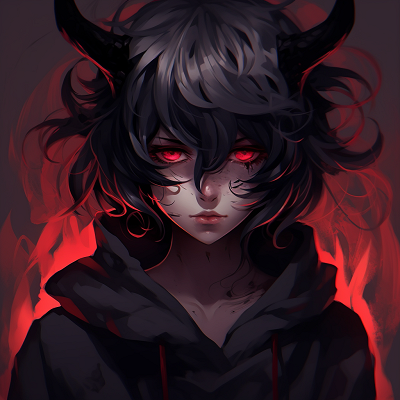 Image For Post | Demonic boy with horns silhouetted against dark background, high contrast and consumed in shadows. boys' demonic anime pfp pfp for discord. - [demonic anime pfp](https://hero.page/pfp/demonic-anime-pfp)