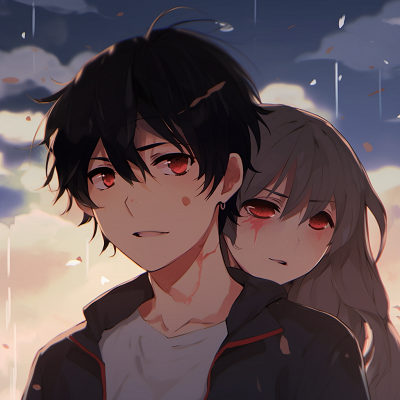 Image For Post | Depicted are pensive profiles of Taki and Mitsuha from Your Name, reflecting a mood of sober contemplation. anime pfp sad artworks pfp for discord. - [anime pfp sad Series](https://hero.page/pfp/anime-pfp-sad-series)