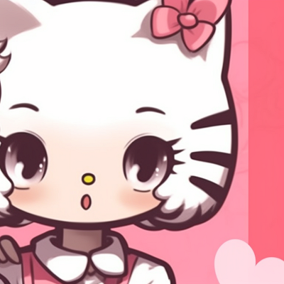 Image For Post | Two characters in a mild embrace, color-coordinated outfits with Hello Kitty designs. hello kitty pfp matching trends pfp for discord. - [hello kitty pfp matching, aesthetic matching pfp ideas](https://hero.page/pfp/hello-kitty-pfp-matching-aesthetic-matching-pfp-ideas)