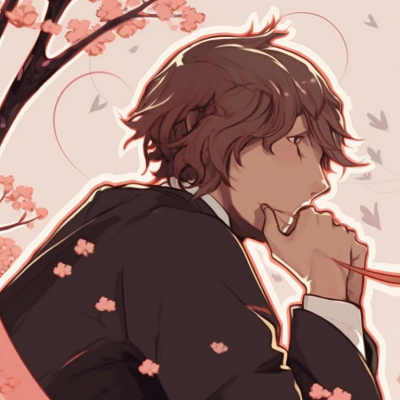 Image For Post | Two characters under cherry blossom trees, utilizing soft pastel colors and intricate details. couples matching pfp discord ideas pfp for discord. - [discord matching pfp, aesthetic matching pfp ideas](https://hero.page/pfp/discord-matching-pfp-aesthetic-matching-pfp-ideas)