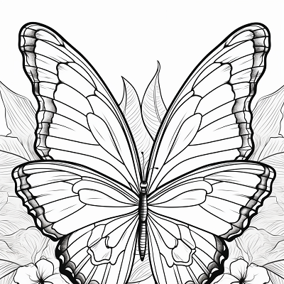 Image For Post Butterfly guided affection - Printable Coloring Page