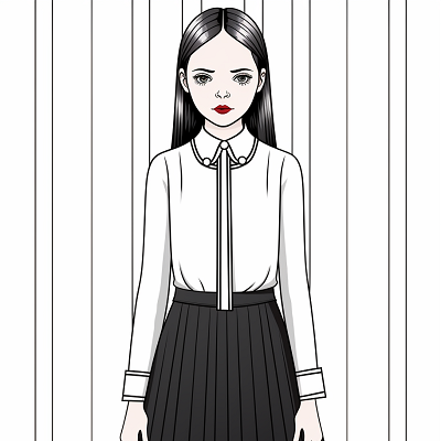 Image For Post Macabre Charm Wednesday Addams Edition - Wallpaper