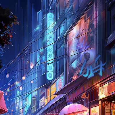 Image For Post Neon Urban Nights City Lights - Wallpaper