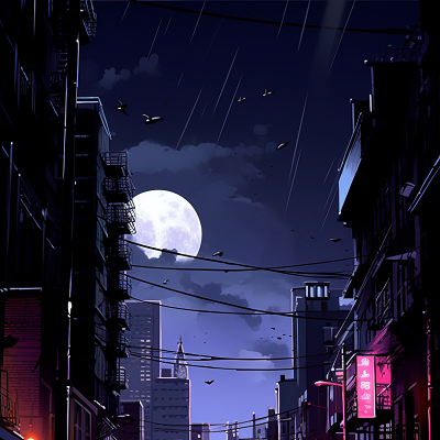 Image For Post Noir Inspired Manhwa Night in the City - Wallpaper