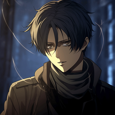 Image For Post Levi Ackerman in Action - anime boy pfp styles