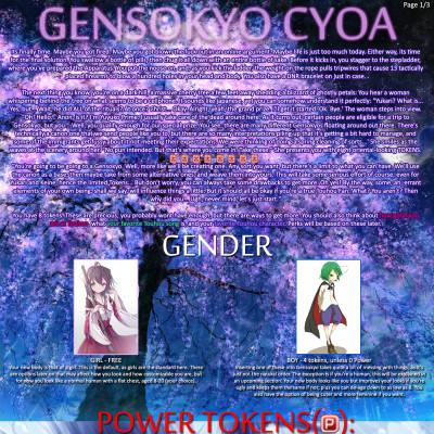 Image For Post Gensokyo CYOA from /tg/