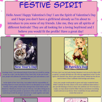 Image For Post Festive Spirit CYOA from /tg/