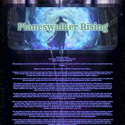 Image For Post Planeswalker Rising 1.1 CYOA by HelecopterSkeleton