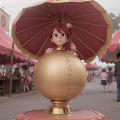Image For Post Anime, circus, market, drought, golden egg, umbrella, HD, 4K, AI Generated Art