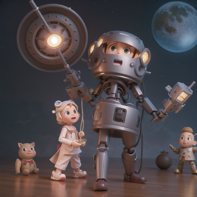 Image For Post Anime, robot, stars, school, success, chef, HD, 4K, AI Generated Art