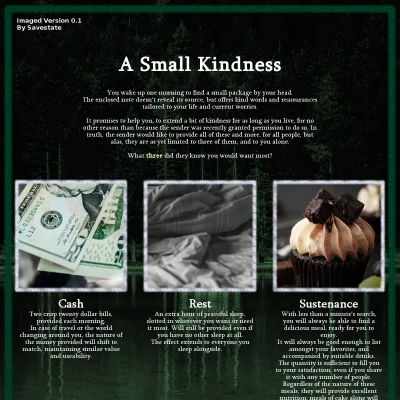 Image For Post A Small Kindness CYOA by 393678734