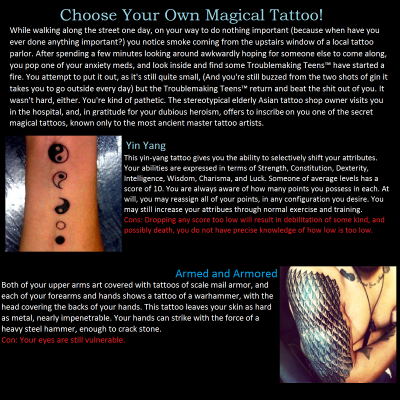Image For Post Magical Tattoos v2 CYOA by Madock345