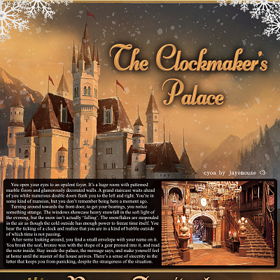Image For Post The Clockmaker's Palace CYOA (by jayemouse)