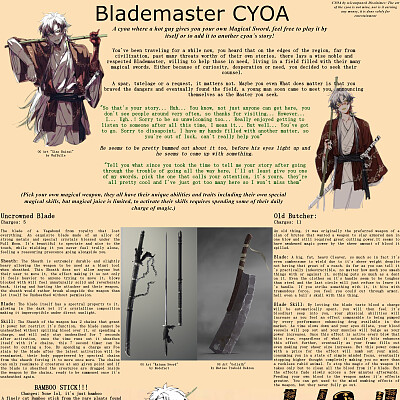 Image For Post Blademaster CYOA