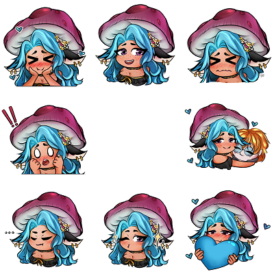 Image For Post | Cassia emotes made by the wonderful @Leswi__ on Twittr