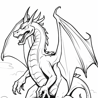 Image For Post | Hand-drawn Charizard in a dramatic pose; clean, evocative outlines. printable coloring page, black and white, free download - [Cool Drawings of Pokemon Coloring Pages ](https://hero.page/coloring/cool-drawings-of-pokemon-coloring-pages-kids-and-adults-fun)