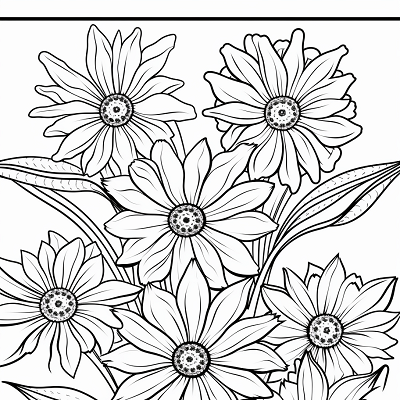 Image For Post Intricate Blossom Patterns - Printable Coloring Page