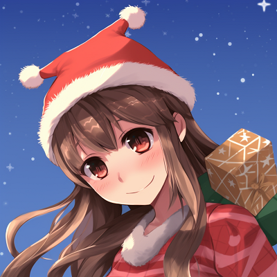 Image For Post | Anime couple dressed in holiday attire with reindeer antler headbands, wintery art style with popping colors. couple based anime christmas pfp - [anime christmas pfp optimized space](https://hero.page/pfp/anime-christmas-pfp-optimized-space)