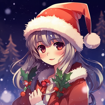Image For Post | Anime character in a snowfall scene, white and cool hues dominantly present. cute christmas anime pfp - [christmas anime pfp](https://hero.page/pfp/christmas-anime-pfp)