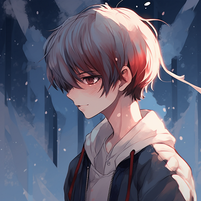 Image For Post | Expressive shot of Shoto Todoroki, bright colors and detailed expressions. anime guy pfp inspiration - [Anime Guy PFP](https://hero.page/pfp/anime-guy-pfp)