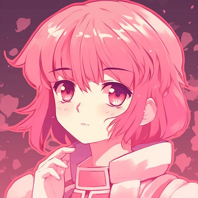 Image For Post | Ranma Saotome amidst pink hues, featuring crisp high contrast line art. aesthetic pink anime pfps - [Pink Anime PFP](https://hero.page/pfp/pink-anime-pfp)
