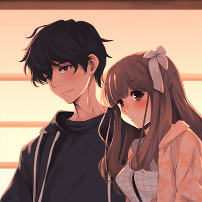 Image For Post | Anime couple under a starry night, moody tones and detailed starry background. artistic couple anime pfp - [Couple Anime PFP Themes](https://hero.page/pfp/couple-anime-pfp-themes)