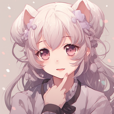 Image For Post | Adorable anime girl with a fluffy cat, pastel color scheme and detailed textures. cute anime pfp girl stylesHD, free download - [Anime PFP Girl](https://hero.page/pfp/anime-pfp-girl)