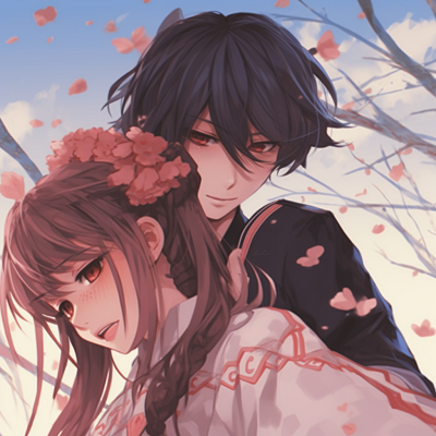 Image For Post | Two anime characters under cherry blossoms, pastel tones and soft shading. anime matching pfp for girlsHD, free download - [Best Anime Matching pfp](https://hero.page/pfp/best-anime-matching-pfp)