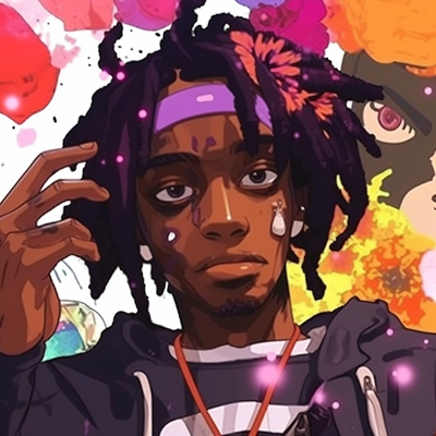 Image For Post | Anime depiction of a biker gang member inspired by Carti's aesthetic, featuring sharp details and darker color tones. anime pfp inspired by playboi carti - [Playboi Carti PFP Anime Art Collection](https://hero.page/pfp/playboi-carti-pfp-anime-art-collection)