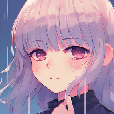 Image For Post | Anime character with downcast eyes, rendered in pastel colors with soft shading. anime sad aesthetic pfp - [Anime Sad Pfp Central](https://hero.page/pfp/anime-sad-pfp-central)