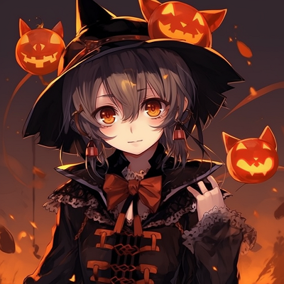 Image For Post | Image of an anime pair donned in Halloween attire, capturing elements of fantasy and horror. halloween anime pfp pairing - [Halloween Anime PFP Collection](https://hero.page/pfp/halloween-anime-pfp-collection)