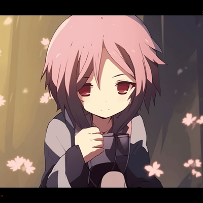 Image For Post | Sakura in a dynamic chibi pose, soft details and light tones. unique anime pfp gifs repository - [Center for Anime PFP GIFs Research](https://hero.page/pfp/center-for-anime-pfp-gifs-research)