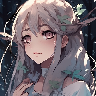 Image For Post | Elf character enveloped in twilight, cool blue tones contrasting with luminous green accents. 512x512 anime pfp fantasy - [512x512 Anime pfp Collection](https://hero.page/pfp/512x512-anime-pfp-collection)