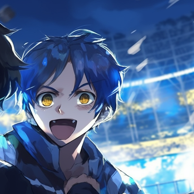 Image For Post | Dynamic image of Nagi Seishiro, depicting emotion and passion, thick lines and cool color tones. blue lock matching pfp - nagi seishiro pfp for discord. - [blue lock matching pfp, aesthetic matching pfp ideas](https://hero.page/pfp/blue-lock-matching-pfp-aesthetic-matching-pfp-ideas)