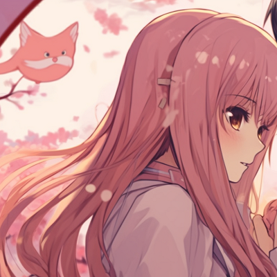 Image For Post | Two characters embraced under moonlight, dreamy effects and neutral tones. anime pfp matching of lovebirds pfp for discord. - [anime pfp matching, aesthetic matching pfp ideas](https://hero.page/pfp/anime-pfp-matching-aesthetic-matching-pfp-ideas)
