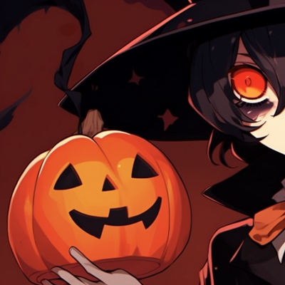 Image For Post | Close-up shot of two characters with glowing eyes, dark colors and supernatural elements. scary halloween pfp matching pfp for discord. - [halloween pfp matching, aesthetic matching pfp ideas](https://hero.page/pfp/halloween-pfp-matching-aesthetic-matching-pfp-ideas)