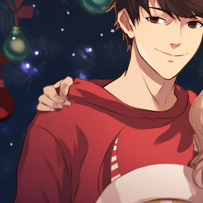 Image For Post Sweater Serenity - trendy matching christmas pfp left side