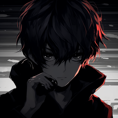 Image For Post | Kaneki Ken as The One-Eyed Ghoul, cold expression and detailed art. best selections of anime pfp guy pfp for discord. - [anime pfp guy](https://hero.page/pfp/anime-pfp-guy)