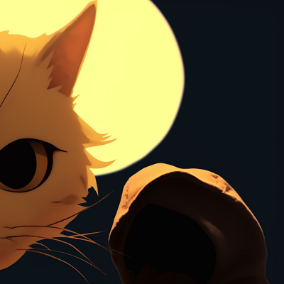 Image For Post | Two characters with crescent moon headgear, twinkling stars and soft light. animated matching cat pfp pfp for discord. - [matching cat pfp, aesthetic matching pfp ideas](https://hero.page/pfp/matching-cat-pfp-aesthetic-matching-pfp-ideas)