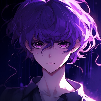 Image For Post | Anime girl with vivid purple hair and delicate features. vibrant purple anime pfp pfp for discord. - [Purple Pfp Anime Collection](https://hero.page/pfp/purple-pfp-anime-collection)