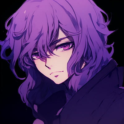 Image For Post | Elegant anime male character with neat purple hair, displaying refined linework and shadows. purple anime male pfp pfp for discord. - [Purple Pfp Anime Collection](https://hero.page/pfp/purple-pfp-anime-collection)