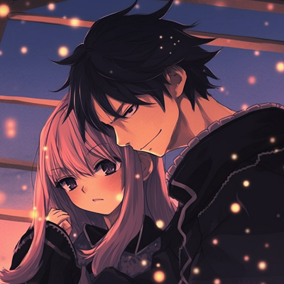 Image For Post | Natsu and Lucy from Fairy Tail, full of magic and love, warm color palette. compelling anime pfp couple content pfp for discord. - [anime pfp couple optimized search](https://hero.page/pfp/anime-pfp-couple-optimized-search)