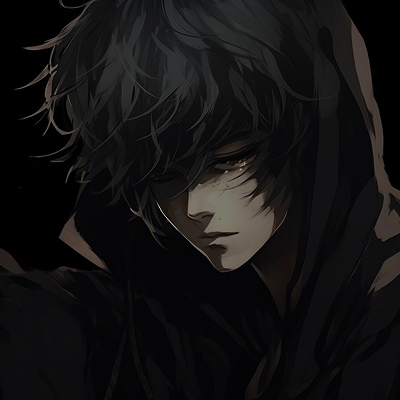 Image For Post Noir Style Profile - darkness anime pfp males