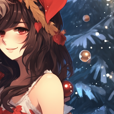 Image For Post | Two characters, intricately detailed festive attire, locked in a loving embrace, surrounded by a sprinkle of snowflakes. artistic christmas matching pfp pfp for discord. - [christmas matching pfp, aesthetic matching pfp ideas](https://hero.page/pfp/christmas-matching-pfp-aesthetic-matching-pfp-ideas)