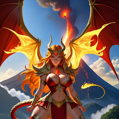 Image For Post Dragongirls can be volcanic too.