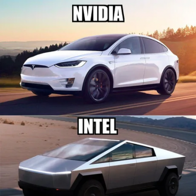 Image For Post Nvidia vs Intel - Tesla Cybertruck Edition
