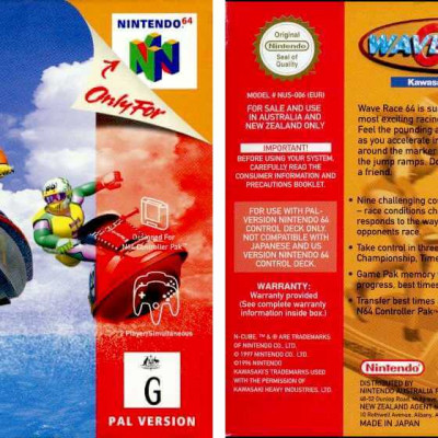 Image For Post | **Re-releases and sequel**  
It was re-released for the Wii and Wii U's Virtual Console in 2007 and 2016, respectively. A sequel, Wave Race: Blue Storm, was released in 2001. 

**Alternate Titles**  
    "Wave Race 64" -- European title
    "Shindou Wave Race 64" -- Rumble Pack version
    "ウェーブレース64 振動パック対応版" -- Japanese spelling